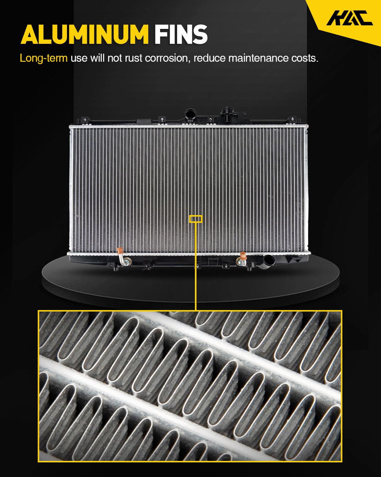 Cu13129 Radiator Aluminum Radiator For 2009-2014 Dodge Ram 1500 2500 3500 5.7L V8 ...