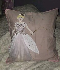 2013 Pottery Barn Kids Princess Fairy Decorative Pillow Case 16"x16" No Insert