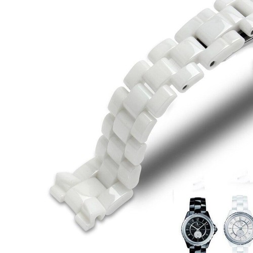 Correa de reloj de pulsera de cerámica para pulsera Chanel J12 16-19 mm hombre/mujer - Imagen 11 de 12