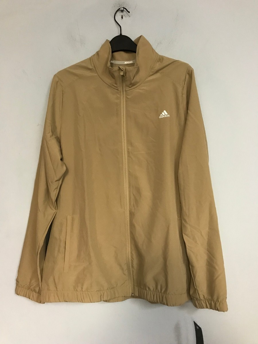 Adidas Women's Woven Golf Wind Jacket Raw Gold ADVS20W007