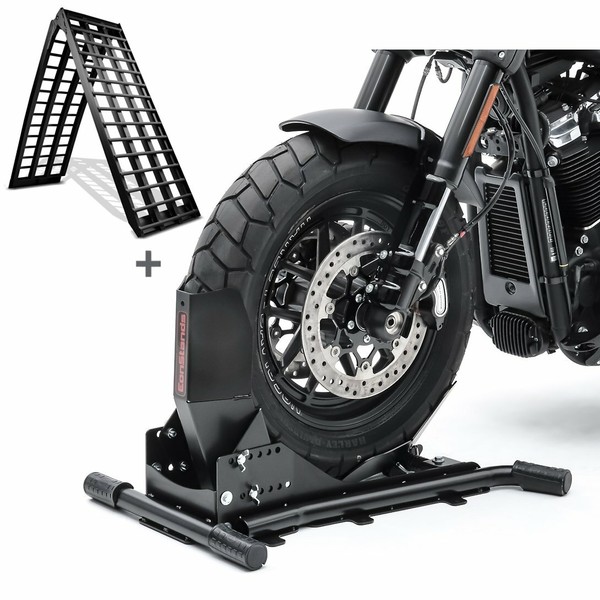 Set Motorradwippe + Auffahrrampe FüR Ducati Multistrada 1200 Enduro SW6-image