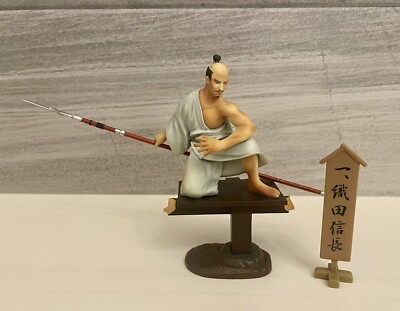 Oda Nobunaga kleine Figur Sengoku Periode Krieger Bushi Samurai guter Zustand