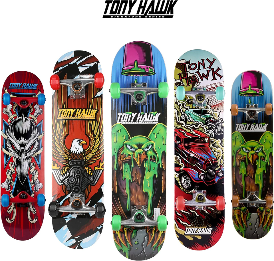 Tony Hawk 31" Skateboard Signature Series Skateboard with Pro Trucks