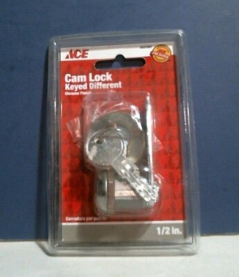 Fs Drawer Lock Ace 5431697 Cam Lock Drawer Utility Lock Keyed Different Chrome Finish ...