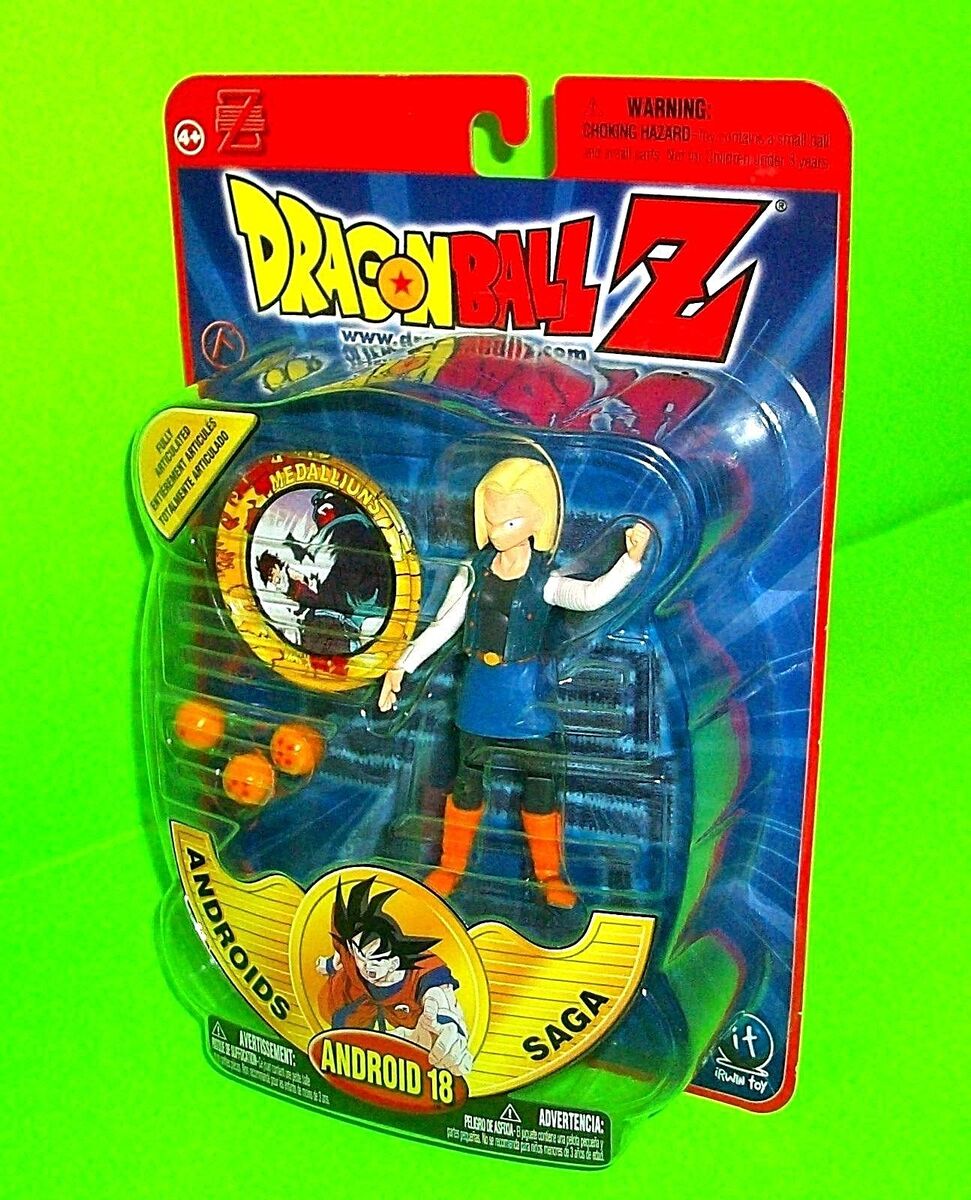 Dragon Ball Z Androids Saga Irwin Toys Android 18 Action Figure 