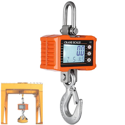 Hanging Scale,  Digital Crane Scale 1000KG (2204Lbs), Industrial Heavy Duty Cran