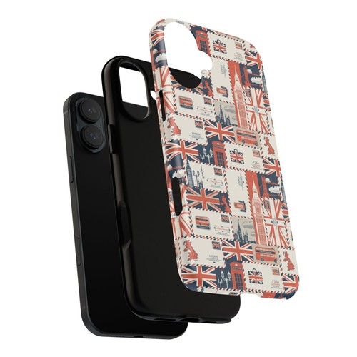 British Icons Phone Case - Union Jack, Big Ben, British Flag, London, Wrap Print - Picture 16 of 177