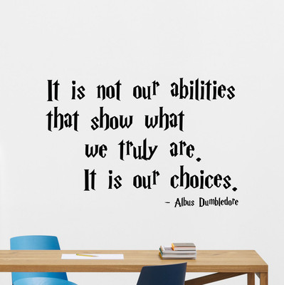 Harry Potter Quote Wall Decal Albus Movie Vinyl Sticker Poster Decor ...