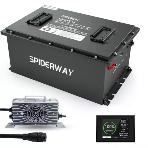 36V 105Ah Lithium LiFePO4 Golf Cart Battery 6000+ Cycles 200A BMS /Fast Charger - Picture 3 of 27
