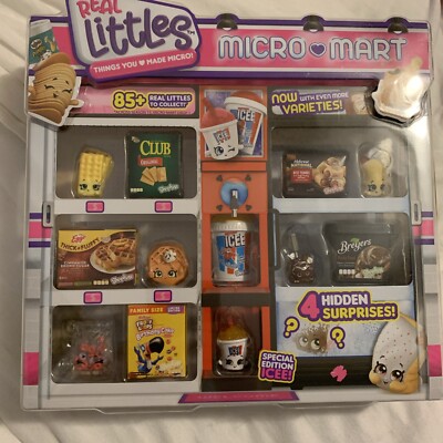 Shopkins Real Littles Micro Mart 8 Real Branded Mini Packs - 16 Pieces (57825)