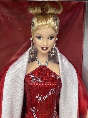 Barbie 2000 Collector Edition Red Silver Millennium New Year Doll