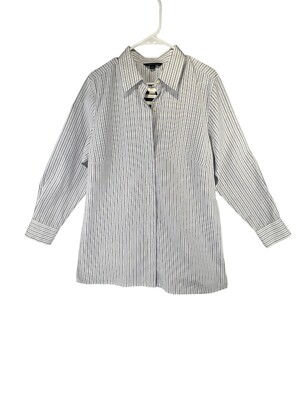 lands end womens dress shirts Lands' End Women's Short Sleeve Oxford Dress Shirt - 4