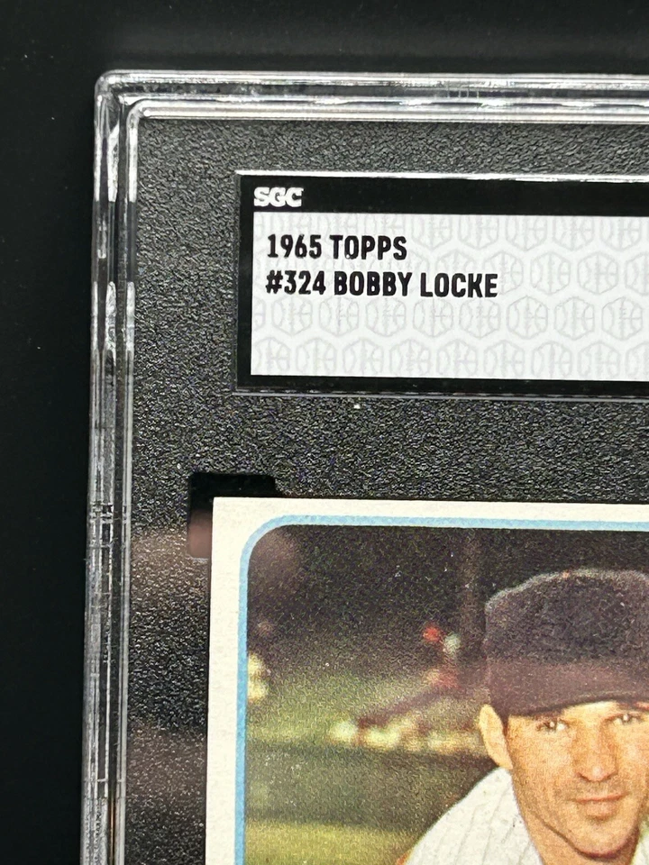 1965 Topps - #324 Bobby Locke - SGC 5 - Image 2 of 4