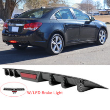 Carbon Fiber Rear Bumper Diffuser Wled Tail Brake Light For Chevrolet Cruze Carbon Fiber Rear Bumper Diffuser Wled Tail Brake Light For Chevrolet Cruze