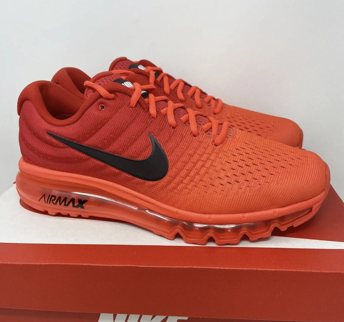 Air max mens 2017 top running shoes bright crimson