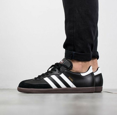ADIDAS SAMBA HAMBURG MENS BLACK LEATHER SHOES JEANS CITY BERN GAZELLE 019000  NEW | eBay