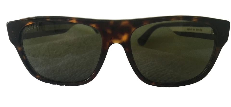 Nuevas gafas de sol rectangulares Gucci GG0341S 003 Havana 56MM se envían hoy Foto 4 de 4