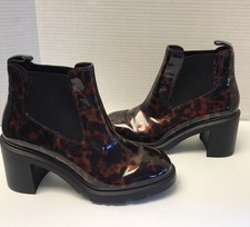 Camper Leather Upper High in) Heel Height Boots for Women