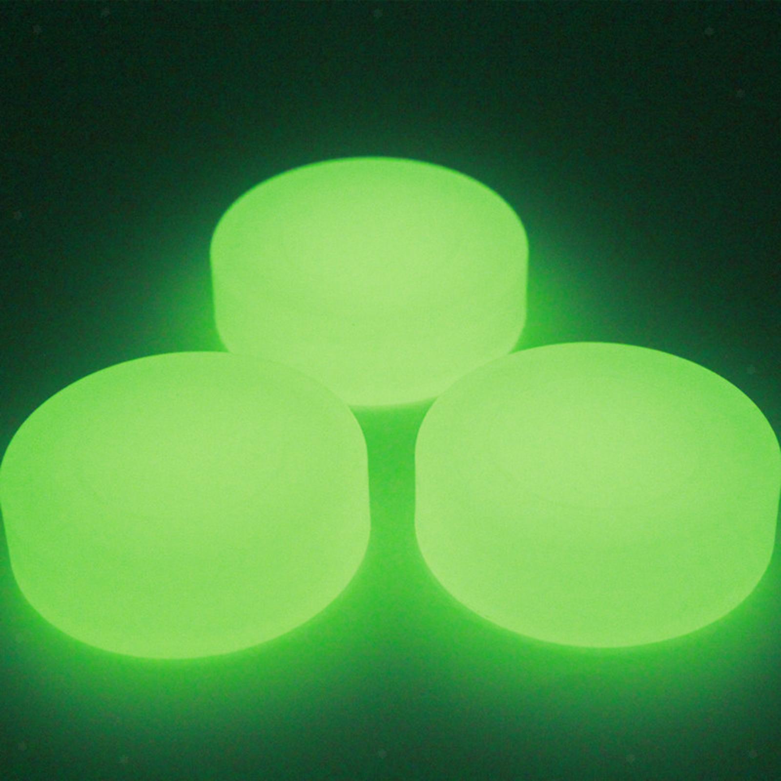 Ice Hockey Puck Glow in Dark Diameter 7.2cm Self Illuminating Light up