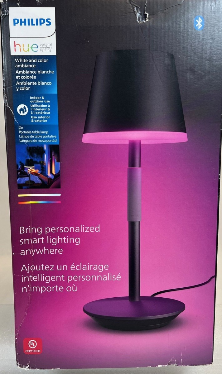 Philips Hue Belle table lamp Black -FREE S/H
