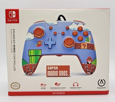 Nintendo Switch Super Mario Bros Enhanced Wired Controller PowerA