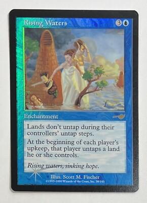 MTG RISING WATERS (FOIL) Nemesis (OldManMTG 003-493) | eBay