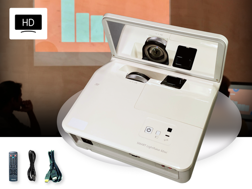 2500 ANSI DLP Projector UST Ideal for Lecture Halls Interactive HD HDMI w/Remote