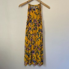 ASOS Yellow Floral Dress Size 4