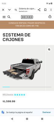 Truck Bed Organizer-LS, 69.3'' Bed DECKED PRODUCTS DG3
