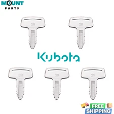 Fits Kubota Excavator and Construction Heavy Equipment Ignition Key RC101-5363