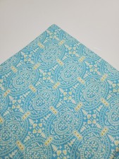 Amy Butler Fabric Alchemy Blue Teal Geometric Cotton Sew Quilt OOP FAT QUARTER