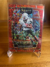 Clinton Portis 2022 Panini Select Draft Picks PRIZM Red Lazer #72 Concourse (SP)