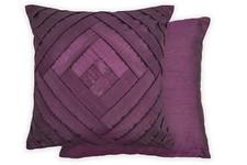 Cushion Covers Throw Pleated sateen Sofa Pillow Cases - 17"x17" Inch Serenity