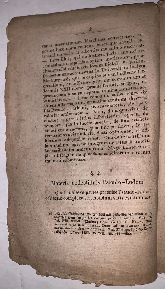 1827, PSEUDO-ISIDORIAN DECRETALS, DISSERTATION, JOANNES THEINER, CHURCH HISTORY - Image 3 of 4