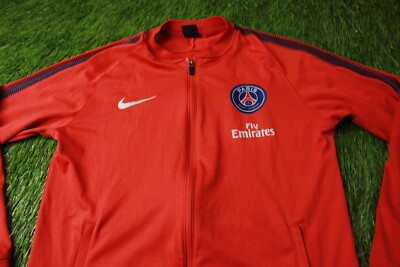 PSG PARIS SAINT-GERMAIN 2017/2018 FOOTBALL TRACK TOP JACKET
