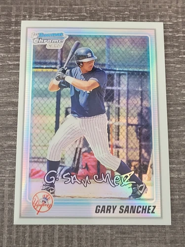 2010 Bowman Chrome Prospects Refractor Gary Sanchez #BCP207 Yankees /500