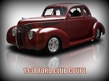 1938 Ford Club Coupe Hot Rod New Metal Sign 12x16 Ships Free 1938 Ford Club Coupe Hot Rod New Metal Sign 12x16 Ships Free