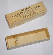 Garrard Record Spindle Type LRS3 Original Box.."BOX ONLY" NO SPINDLE