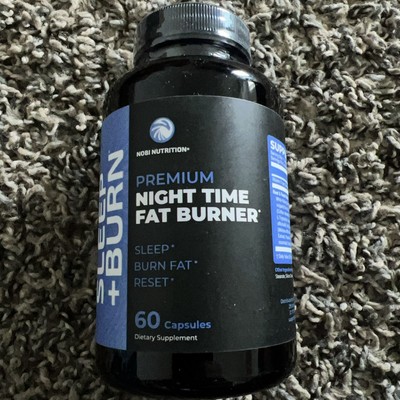 Wow   1 Nobi Nutrition Premium Night Fat Burner 60 Caps Sleep+Burn