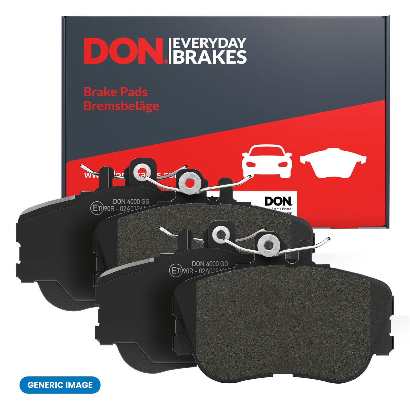 Brake Pad Set For Disc Brake Front Lucas System Fits Ford LDV Nissan DON PCP1379