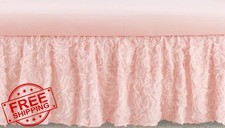 Sweet Jojo Designs Pink Rose Crib Skirt