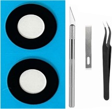 2pcs Rear Camera Lens Glass Back Lens Glass Replacement for iPhone 16E Incl