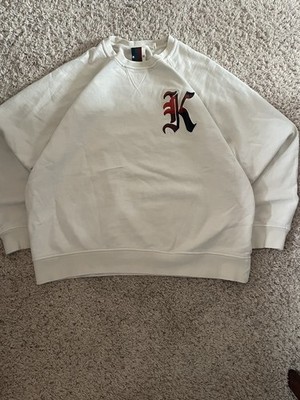 Kith Crewneck Pullover Men s Size XL Off-White