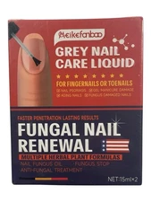 Fungal Nail Renewal - Gray Nail Care Liquid - 2 x 15 ml bottles - Exp 03/27
