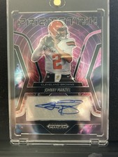 2025 Panini Prizm Black FOTL Johnny Manziel 1/1 Nebula Auto Cleveland Browns 💰