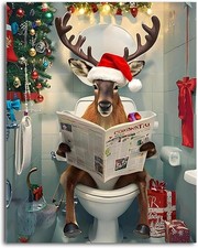 Christmas Paint by Numbers Kit for Adults, Deer Adults