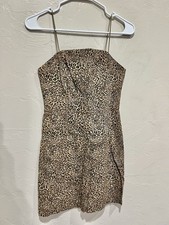 Urban Outfitters Animal Print Sleeveless Mini Dress Women’s Size 0 small
