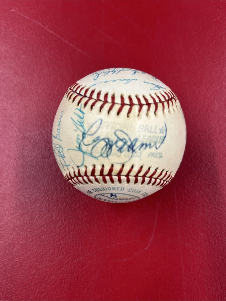 Oakland Athletics Signed 1975 Team Baseball 27 Signatures JSA LOA Reggie Jackson - Image 2 of 4