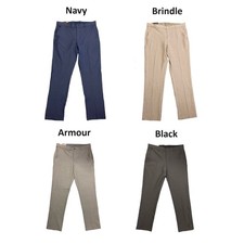 Greg Norman Men's Comfort Stretch Waistband Classic Fit Pant