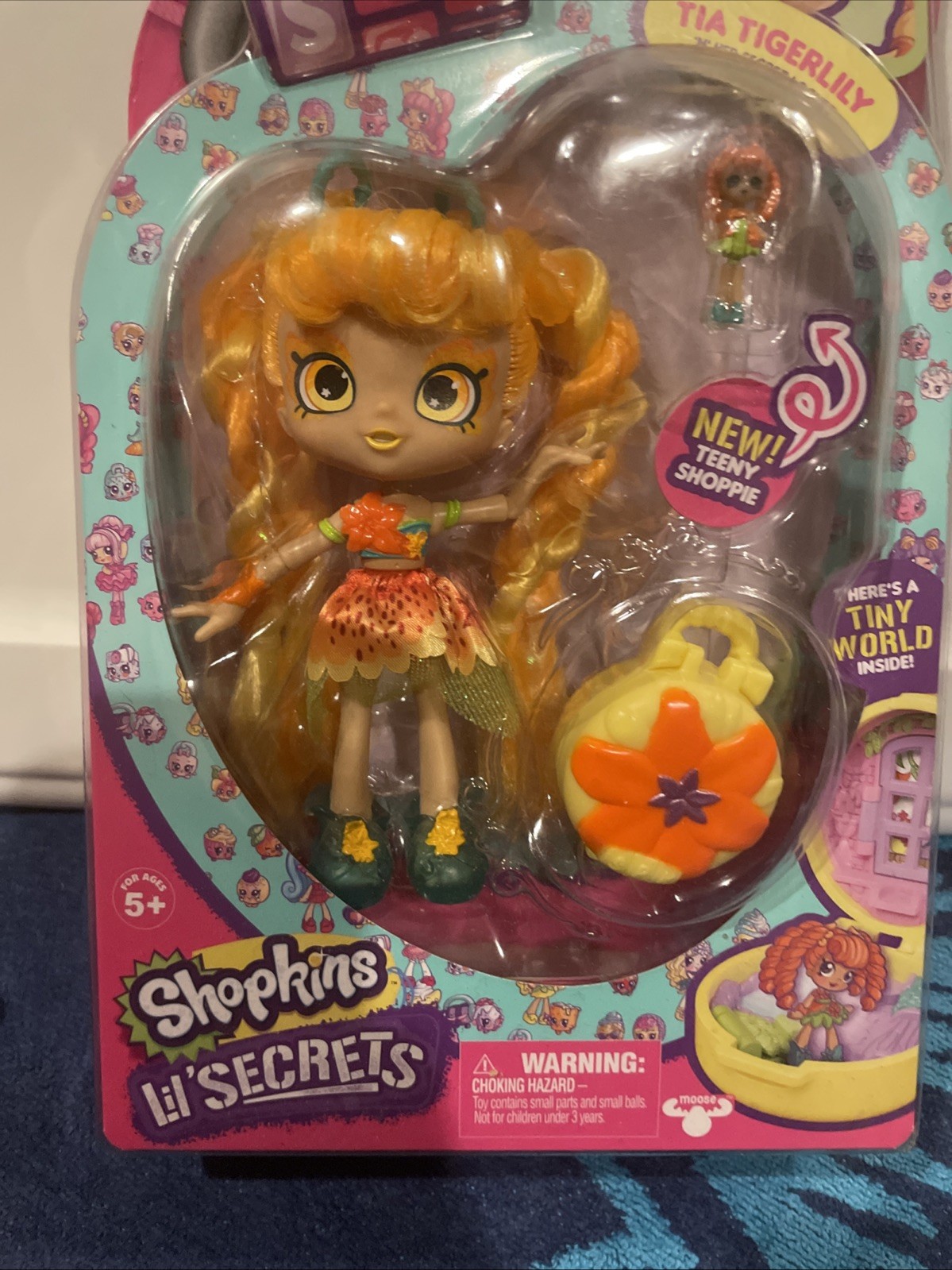 Shopkins Lil Secrets Shoppies Tia Tigerlily With Lil Locket 
